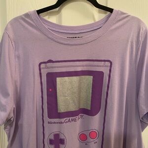 Torrid Purple Game Boy Short Sleeve Tee